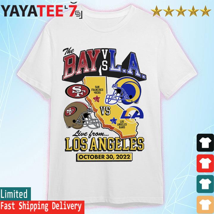 San Francisco 49ers Vs Los Angeles Chargers 11-13-22 Leve's Stadium Shirt -  Trend T Shirt Store Online