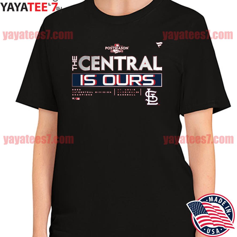 NEW 2022!! St. Louis Cardinals Central Division Champs Baseball Team T-Shirt