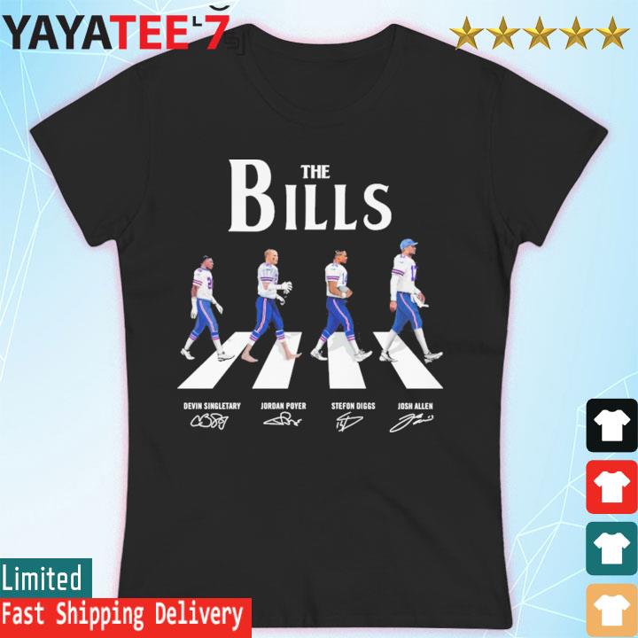 The Bill Devin Singletary Jordan Poyer Stefon Diggs Josh Allen Signature  Shirt, hoodie, sweater, long sleeve and tank top