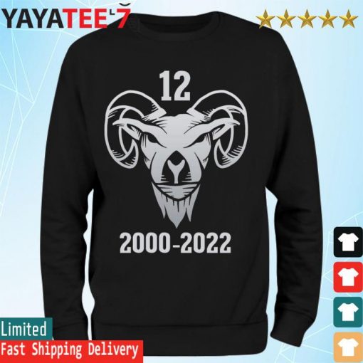 The Goat Retired No 12 2000-2022 Tom Brady s Sweatshirt