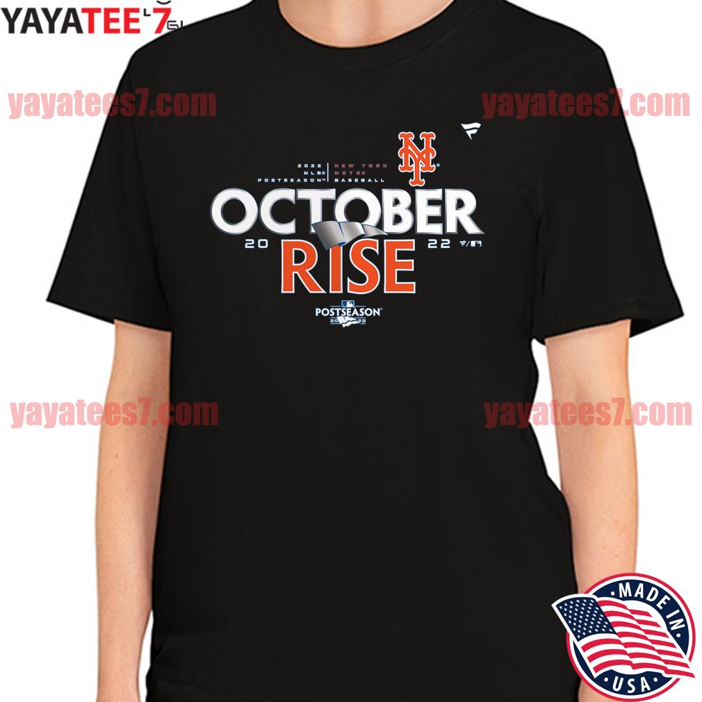 October Rise Baseball Red 2022 Postseason Locker Room Shirt