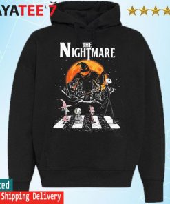The Nightmare Jack Skellington And Babies Halloween Abbey Road Shirt Hoodie