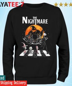 The Nightmare Jack Skellington And Babies Halloween Abbey Road Shirt Sweatshirt