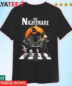 The Nightmare Jack Skellington And Babies Halloween Abbey Road Shirt