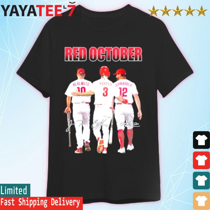 Philadelphia Phillies Bryce Harper Mr. Red October t-shirt -  ColorfulTeesOutlet