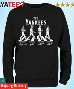 The Yankees abbey road signatures 2022 shirt, hoodie, sweater