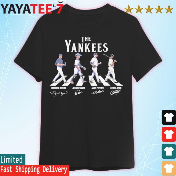 The Yankees abbey road signatures 2022 shirt, hoodie, sweater, long sleeve  and tank top