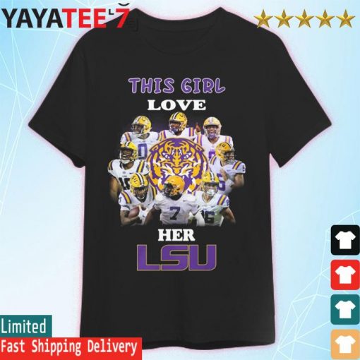 This Girl loves her LSU Tigers team football shirt