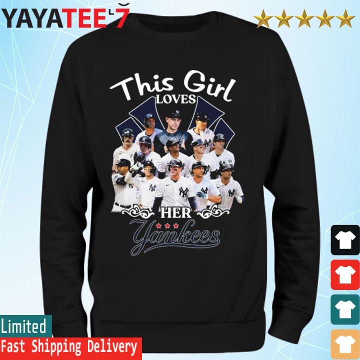 Official this girl loves her new york yankees Shirt, hoodie