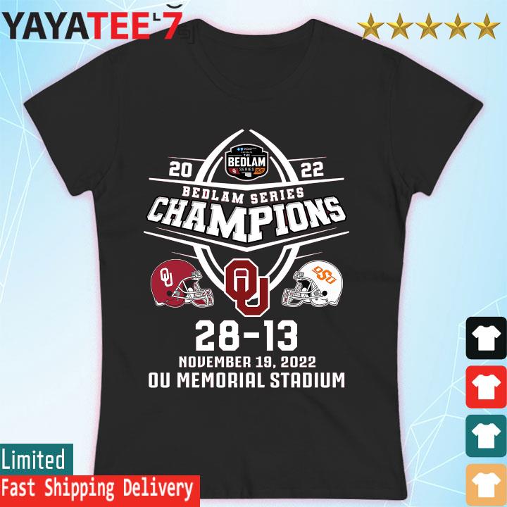 2022 Bedlam Series Champions 28-13 November 19 2022 OU memories stadium  shirt