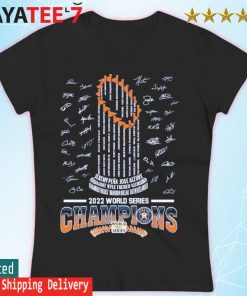 Houston Astros Player Names 2022 World Series Champions Signatures shirt,  hoodie, sweater, long sleeve and tank top