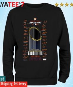 2022 World Series Champions Houston Astros Signature Trophy T-shirt,Sweater,  Hoodie, And Long Sleeved, Ladies, Tank Top