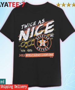 '47 Men's Houston Astros 2022 World Series Champs Twice As Nice Franklin T-shirt
