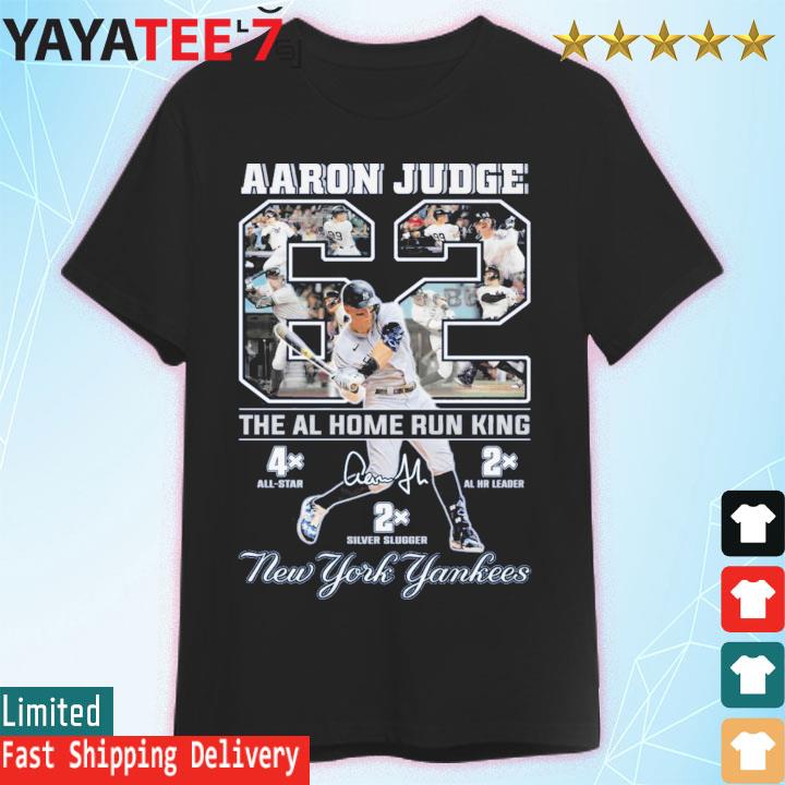 The Aaron Judge New York Yankees 62 Home Runs Signatures Shirt, hoodie,  sweatshirt for men and women