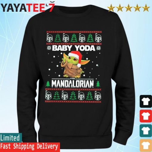 Baby Yoda, Star War the Mandalorian 2022 ugly christmas sweater Sweatshirt