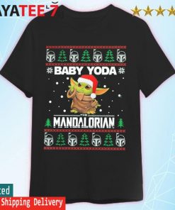 Baby Yoda, Star War the Mandalorian 2022 ugly christmas sweater