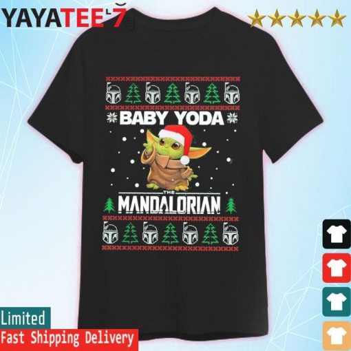 Baby Yoda, Star War the Mandalorian 2022 ugly christmas sweater