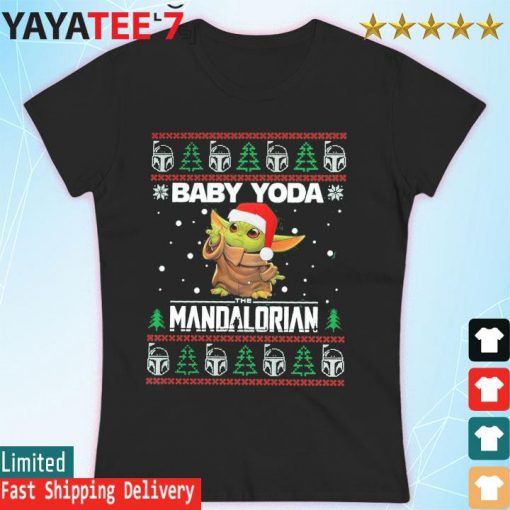 Baby Yoda, Star War the Mandalorian 2022 ugly christmas sweater Women's T-shirt
