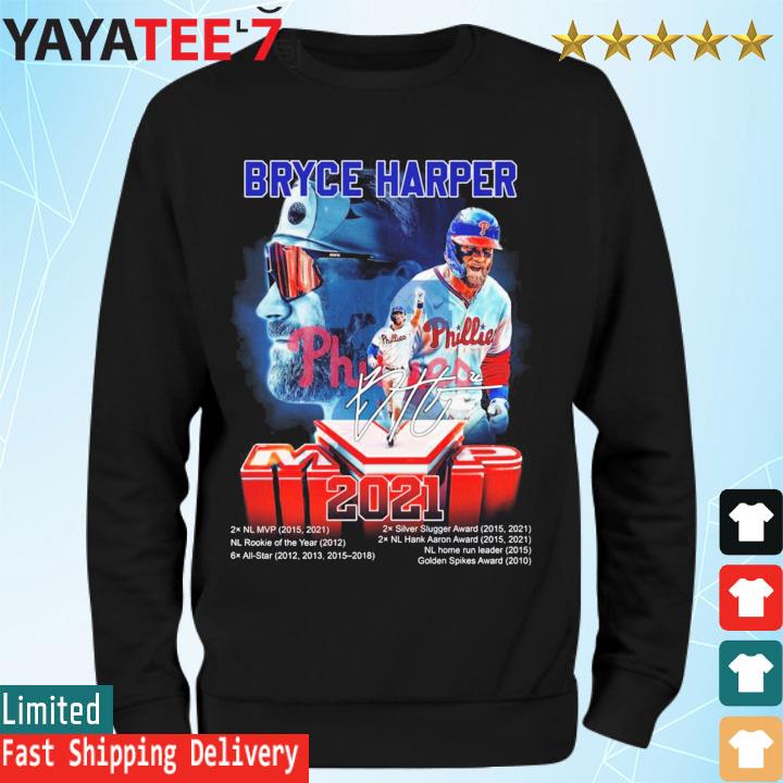 Bryce Harper MVP 2021 Philadelphia Phillies signature shirt