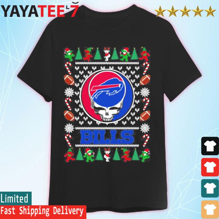 Buffalo Bills Grateful Dead Christmas Ugly shirt, hoodie, sweater, long  sleeve and tank top