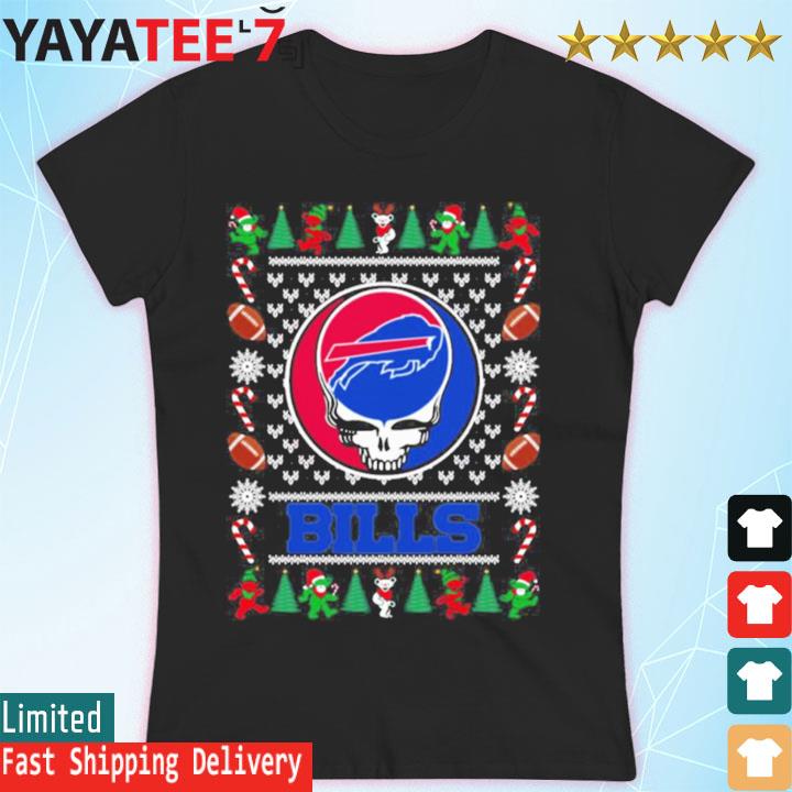 Buffalo Bills Grateful Dead Rock Band Ugly Christmas Sweater