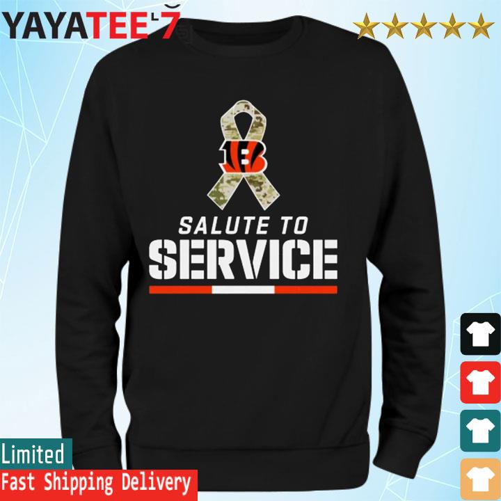 NFL Cincinnati Bengals 2022 Salute To Service Hoodie