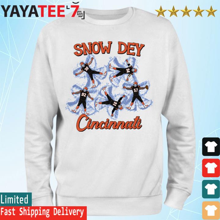 Cincinnati Bengals Snow Dey Cincinnati Christmas Shirt, hoodie, sweater,  long sleeve and tank top