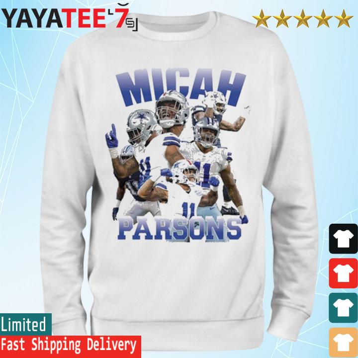 Micah Parsons Shirt Sweatshirt Hoodie Long Sleeve Short Sleeve Shirt Mens  Womens Kids Dallas Cowboys Football Shirts Nfl Shop Micah Parsons Tshirt  With Signature NEW - Laughinks