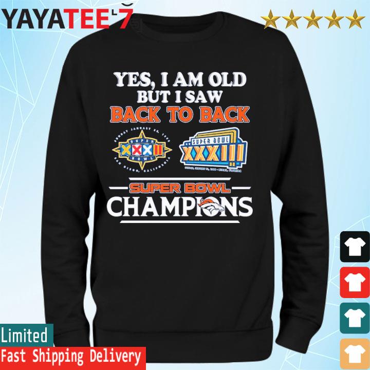 Super Bowl Champions Denver Broncos Back 2 Back T-Shirts, Hoodies