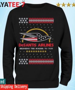 Desantis Airlines Tacky ugly Christmas Sweater Sweatshirt