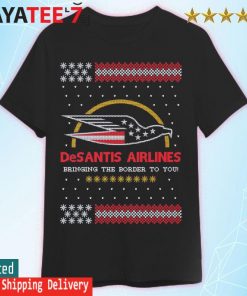 Desantis Airlines Tacky ugly Christmas Sweater