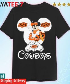 Disney Mickey Mouse I Love OSU Cowboys shirt