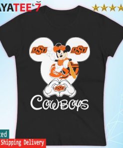 Disney Mickey Mouse I Love OSU Cowboys s Women's T-shirt