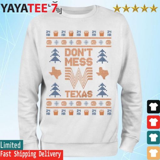 Don't Mess With Texas ugly Christmas Sweater Sweatshirt