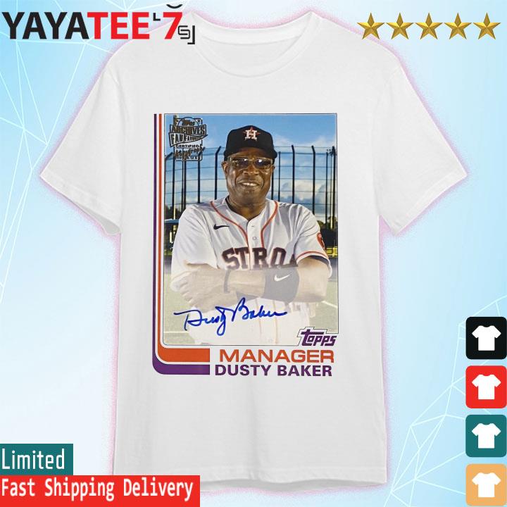 Dusty Baker Manager Houston astros 2022 signatures shirt, hoodie