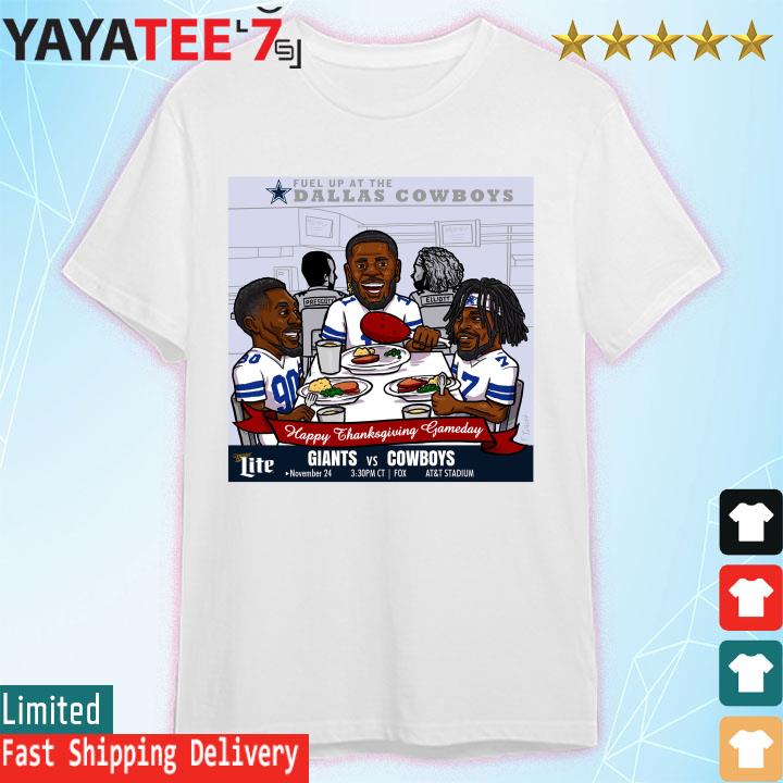 The Dallas Cowboys Defeat The New York Giants At Home On Thanksgiving NFL  Style T-Shirt - REVER LAVIE