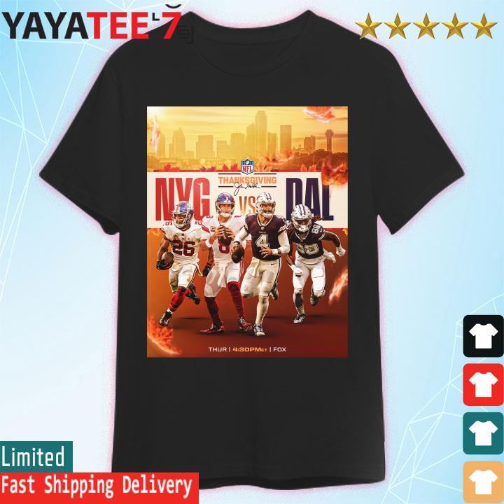 The Dallas Cowboys Defeat The New York Giants At Home On Thanksgiving NFL  Style T-Shirt - REVER LAVIE