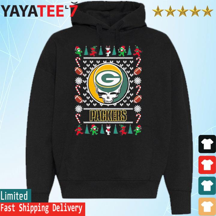 Green Bay Packers Grateful Dead Ugly Christmas Shirt, hoodie, sweater, long  sleeve and tank top