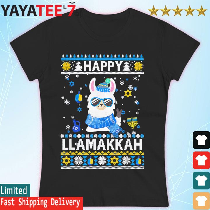 Llama on sale hanukkah sweater