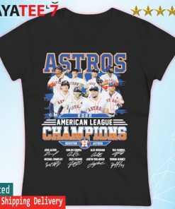 Astros 2022 American League Champions Houston Astros team signatures shirt,  hoodie, sweater, long sleeve and tank top