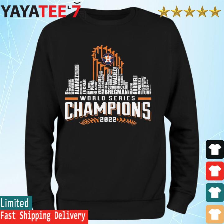 Astros World Series T-Shirt Skyline Typography Champions 2022