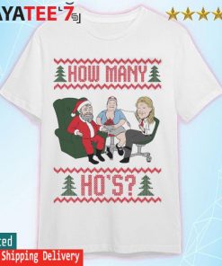 How Many Ho's Ugly Christmas Sweatshirt