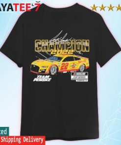 Joey Logano Team Penske 2022 Champions Nascar Cup Series Signature Shirt