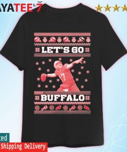 Josh Allen Let's go Buffalo Bill merry Christmas sweatshirt