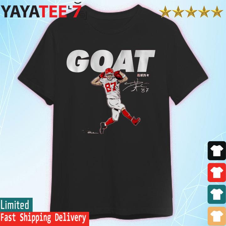 Travis Kelce Shirt Goat 87 Kansas City Chiefs Gift - Personalized