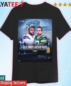 Lambeau FIeld Dallas Cowboys vs Green Bay Packers NFL game November 13 2022 matchup shirt