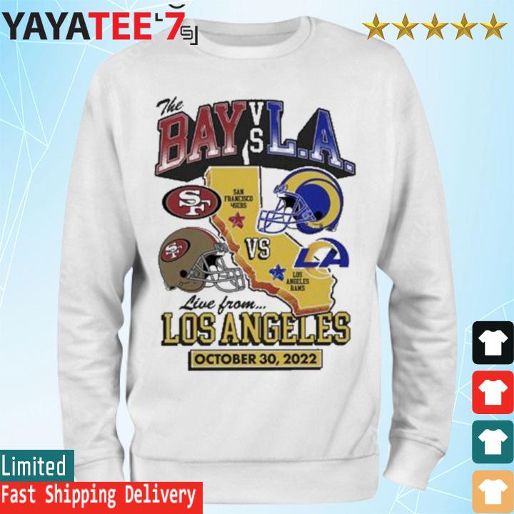Los Angeles Rams vs San Francisco 49ers NFL October 30 2022 Game Day  Matchup Shirt, hoodie, sweater, long sleeve and tank top