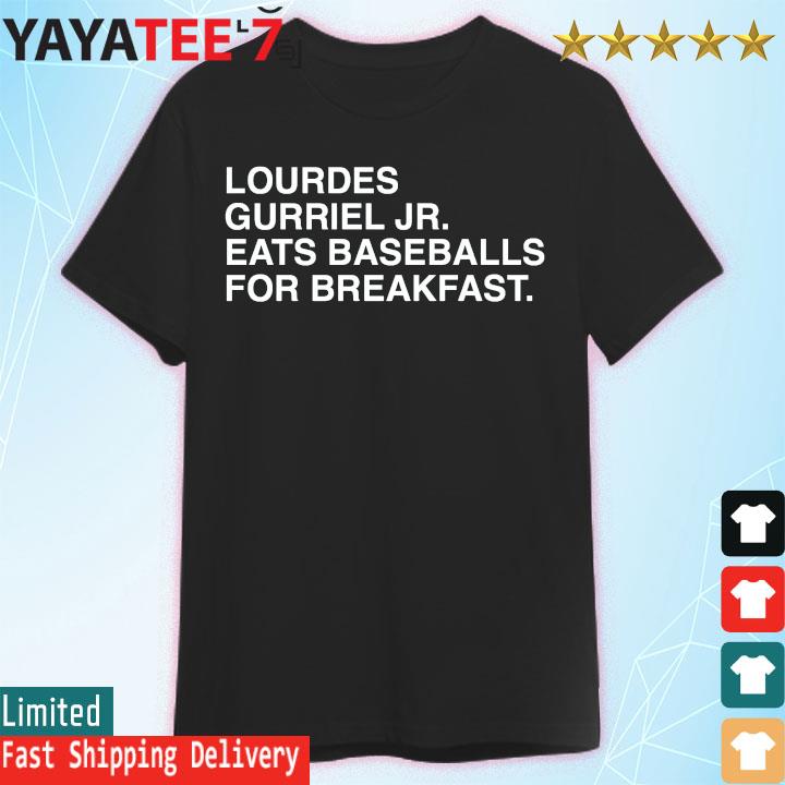 obviousshirts Lourdes Gurriel Jr. Eats Baseballs for Breakfast. Blue / SM