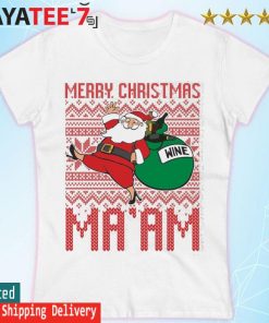 Merry Christmas Ma'am Ugly Sweater Women's T-shirt
