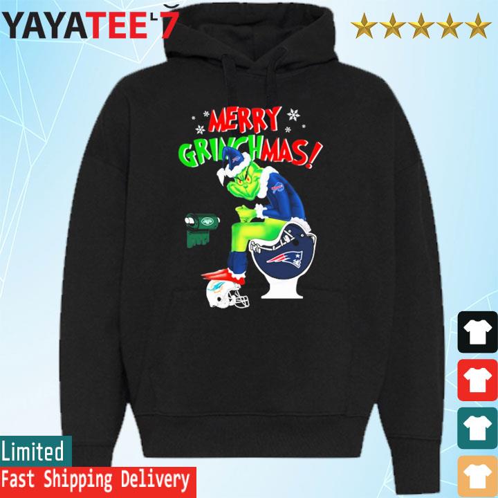 Merry Grinchmas Buffalo Bills Grinch New England Patriots and New York Jets  toilet Paper sweater, hoodie, sweater, long sleeve and tank top